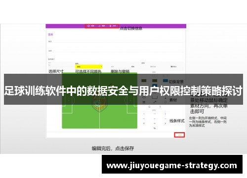 足球训练软件中的数据安全与用户权限控制策略探讨